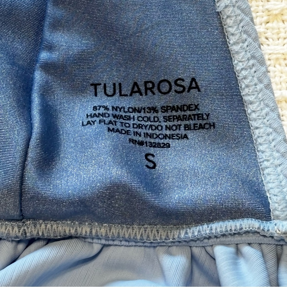 Tularosa Hazel Bikini Swim Top in Sky Blue size Small NWT - Picture 6 of 8